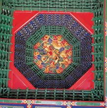 Plafond du Temple de Zhongyue, Chine