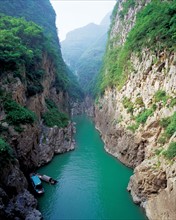 Shamenxi river of Wuxia section of Three Gorges,China
