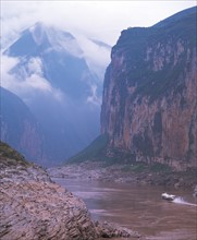 The Kuimen,Qutangxia Gorge,one of the Three Gorges of Yangtse River,China