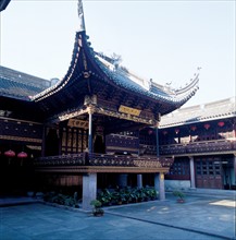 The Tianyi Library of Qin Memorial,a ancestral temple in Ningbo,Zhejiang,China