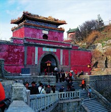The South Heavenly Gate of Mount Tai,Shandong,China