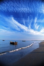 The sea by Qinhuangdao,Hebei,China