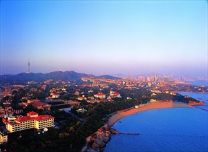 The bay of Qingdao,Shangdong,China