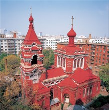 The St.Aleksiev Church in Harbin,China