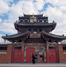 Labrang Monasery in Gansu,China