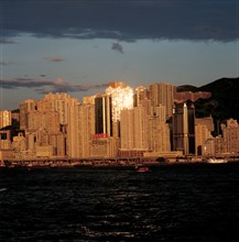 The cityscape of Hong Kong,China