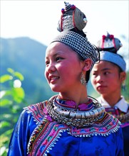 Miao maids of Guizhou Province,China