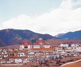 The Songtzanlin Monastery,Zhongdian,Yunnan Province,China