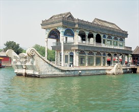 The famous Marble Boat at the Summer Palace,Beijing,China