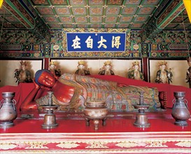 Temple of Universal Awakening,a.k.a.Temple of the Sleeping Buddha,Beijing,China