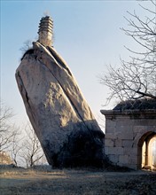 The Illumination Cave Pagoda,Ruiyun Nunnery at Phoenix Hill,Beijing,China