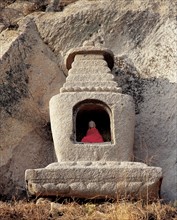 The statue from Geyi Nunnery of Shangfang Temple at Phoenix Hill,Beijing,China