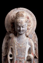 A Buddha statue from Qingzhou,China