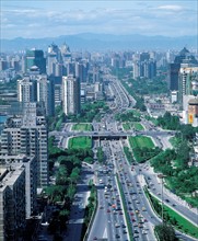 The cityscape of Beijing,China