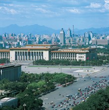 The People's Congress Hall on Tian An Men Square,Beijing,China