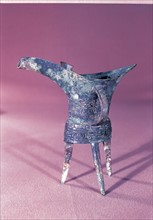 A wine vessel dated from Shang Dynasty,China