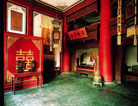 A wedding chamber at the Forbidden City,Beijing,China