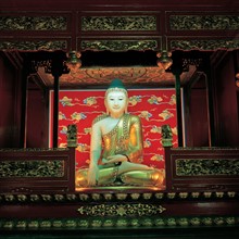 The jade statue of buddha,Beihai Park,Beijing,China