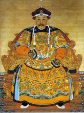 Portrait of emperor Jiaqing,Qing Dynasty
