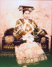 Photo of Empress Cixi,Qing Dynasty