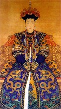 portrait of Queen Xiao Gongren,Qing Dynasty