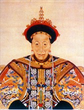 portrait of Queen Xiao Dingjing,Qing Dynasty