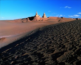 Ruins of Black Water City in Ejin Nur league, Inner Mongolia, China