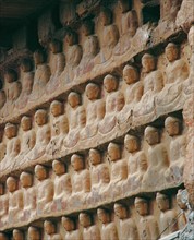 Maijishan caves in Tianshui,Gansu,China
