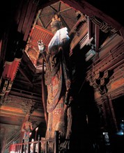 Avalokitesvara Statue in Temple of Solitary Joy,Jixian county, Tianjin,China