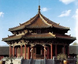 Dazheng Hall of Imperial Palace of Shenyang,China