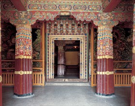 Interior of Jokhang Lamasery,Tibet,China
