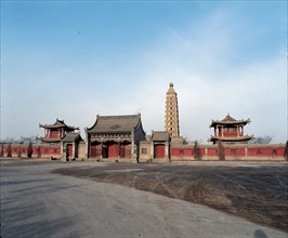 Hai Bao Pagoda in Yinchuan,Ningxia,China