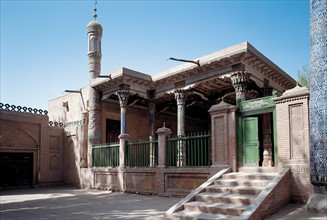 A mosque in Kashi,Xinjiang,China