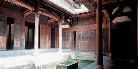 Ancestral temple of Hu family in Jixi,Anhui,China