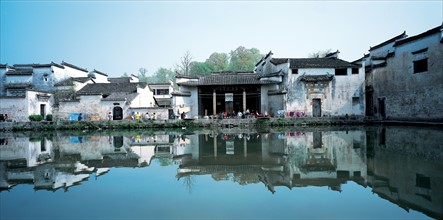 Moon Pond of Hongcun Villag in Yixian,Anhui,China