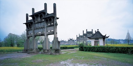 Chastity Arches in Tangyue,Shexian county,Anhui,China