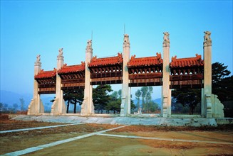 Chong Tomb of Western Qing Tombs in Hebei,China