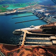 Xiaolangdi Multipurpose Dam Project on Yellow River,China