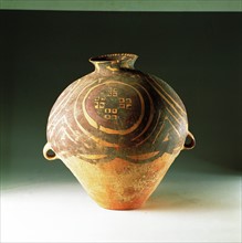 Painted pottery jar?Najiashao culture of Neolithic age period?China