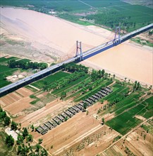 Bridge across Yellow River,Jinan,Shandong,China