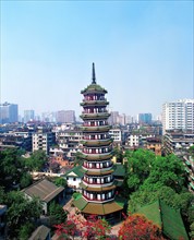 Liurong pagoda in Guangzhou,China