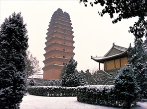 Small Wide Goose Pagoda,Xi'an,China