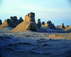 Yadan Landform in Lop Nur,Xinjiang,China