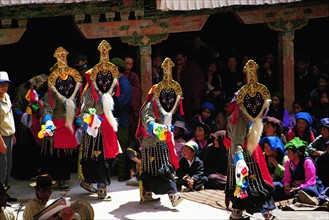 Performance of Tibetan Opera in Drepung Monastery, Tibet, China