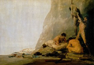 Goya, Cannibales dépeçant leurs victimes