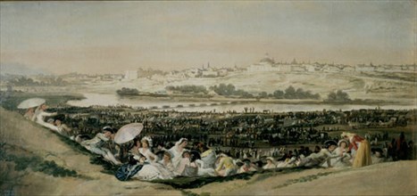 Goya, La prairie de Saint Isidro