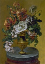 Molet, Vase sur table ronde
