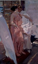 Sorolla, After the bath or the pink dressing gown