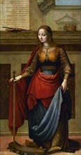 Yañez de La Almedina, Portrait of Catherine of Alexandria