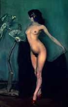 Zuloaga, Nude of the Parrot or the Gipsy of the Parrot